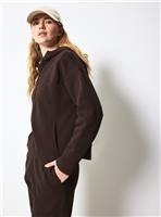 REAKTIV Chocolate Marl Brushed Sweat Hoodie XXL
