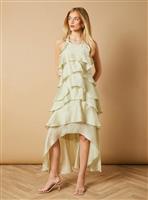 OASIS Ruffle Detail Tiered Midi Dress 10