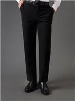 BURTON Black Slim Fit Essential Trousers 30R