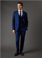 BURTON French Navy Slim Fit Essential Trousers 34R