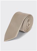 BURTON Champagne Slim Tie One Size