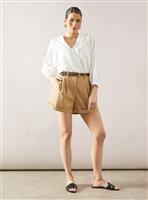 WALLIS Cotton Ruffle Button Through Blouse 8