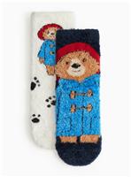 Paddington Bear Cosy Socks 2 Pack 4-6.5