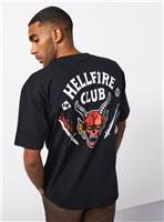 Stranger Things Hellfire Club Graphic T-Shirt L
