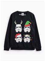 Stormtrooper Graphic Print Black Sweatshirt XL