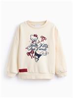 Hello Kitty And Friends Printed Cream Sweatshirt 13 years