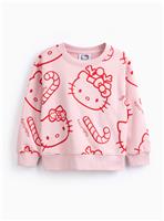 Pink Hello Kitty Christmas Printed Sweatshirt 9 years