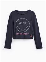 Smiley World Character Print Long Sleeve T Shirt 6 years