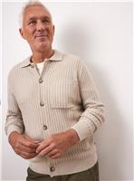 UNION WORKS Cream Button Through Cardigan XXXXL