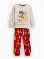Bluey Christmas Character Printed Pyjamas 4-5 years
