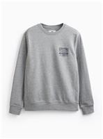 UNION WORKS Grey NYC Graphic Crew Sweatshirt XXL