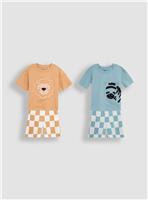 JOJO MAMAN B&Eacute;B&Eacute; 2 Pack Pyjamas 4-5 Years