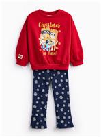 Christmas Bluey Sweatshirt & Leggings Set 4-5 years