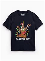 Christmas Scooby Doo Graphic Print T-Shirt S