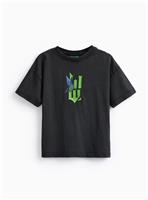 Charcoal Wicked Graphic Print T-Shirt 12 years