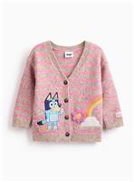 Bluey Rainbow Knitted Cardigan 2-3 years