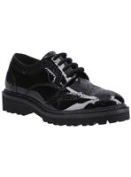 HUSH PUPPIES Gabi Lace Up Patent Senior School Shoes 3