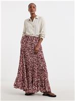 JD WILLIAMS Viscose Crinkle Tiered Maxi Skirt 20