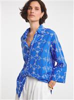 JD WILLIAMS Contrast Broderie Shirt 32