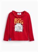 The BFG Dark Red Long Sleeve T Shirt 8 years