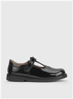 START-RITE Luxe Black Patent School Shoes 7.5 Infant