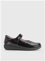 START-RITE Emily Black Patent School Shoes 6.5 Infant