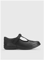 START-RITE Novel Black Leather School Shoes 13 Infant