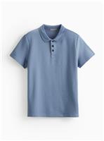 Grey Jacquard Polo Shirt XL