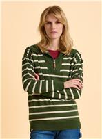 BRAKEBURN Charmouth Quarter Zip Sweatshirt 10