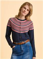 BRAKEBURN Deepwater Fairisle Cardigan 8