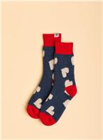 BRAKEBURN Hearts Sock One Size