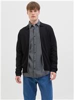 JJ REBEL Callum Full Zip Knit Polo Jumper L