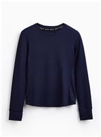 REAKTIV Navy Marl Soft Touch Long Sleeve Base Layer Tee S