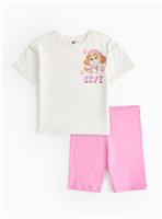 Paw Patrol Skye T-Shirt & Cycling Shorts Set 2-3 years