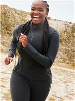 REAKTIV Thermal Reflective Dark Green Performance Zip Through Jacket XXL