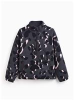 REAKTIV Leopard Borg Half Zip XS