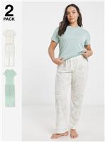 SIMPLY BE 2 Pack Pyjama Set 8-10