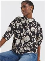 JD WILLIAMS Printed Extended Neck Top 32