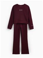 ELLE Burgundy Ribbed Active Set 7 years
