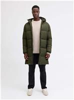 JJ REBEL Rebel Logo Long Puffer Coat Green XXL