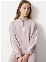 ELLE Pink Half-Zip Scuba Sweatshirt 11 years