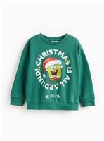 Christmas SpongeBob SquarePants Printed Sweatshirt 12 years