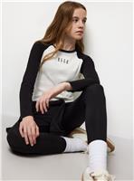 ELLE Black Raglan Long Sleeve Top 11 years