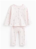 Pale Pink Bambi Pyjamas 3 Piece Set 12-18 months