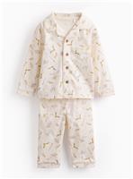 Cream Harry Potter Print Traditional Pyjamas 6-9 months