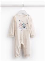 Cream Lilo & Stitch Sleepsuit Newborn