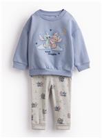 Blue Lilo & Stitch Sweat & Leggings Set 12-18 months
