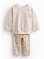 Cream Harry Potter Sweatshirt & Leggings Set 18-24 months