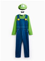 Luigi Fancy Dress Costume 3-4 Years