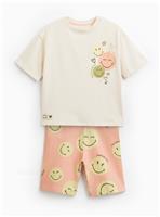 Smiley World Graphic Tee & Trousers Set 6 years